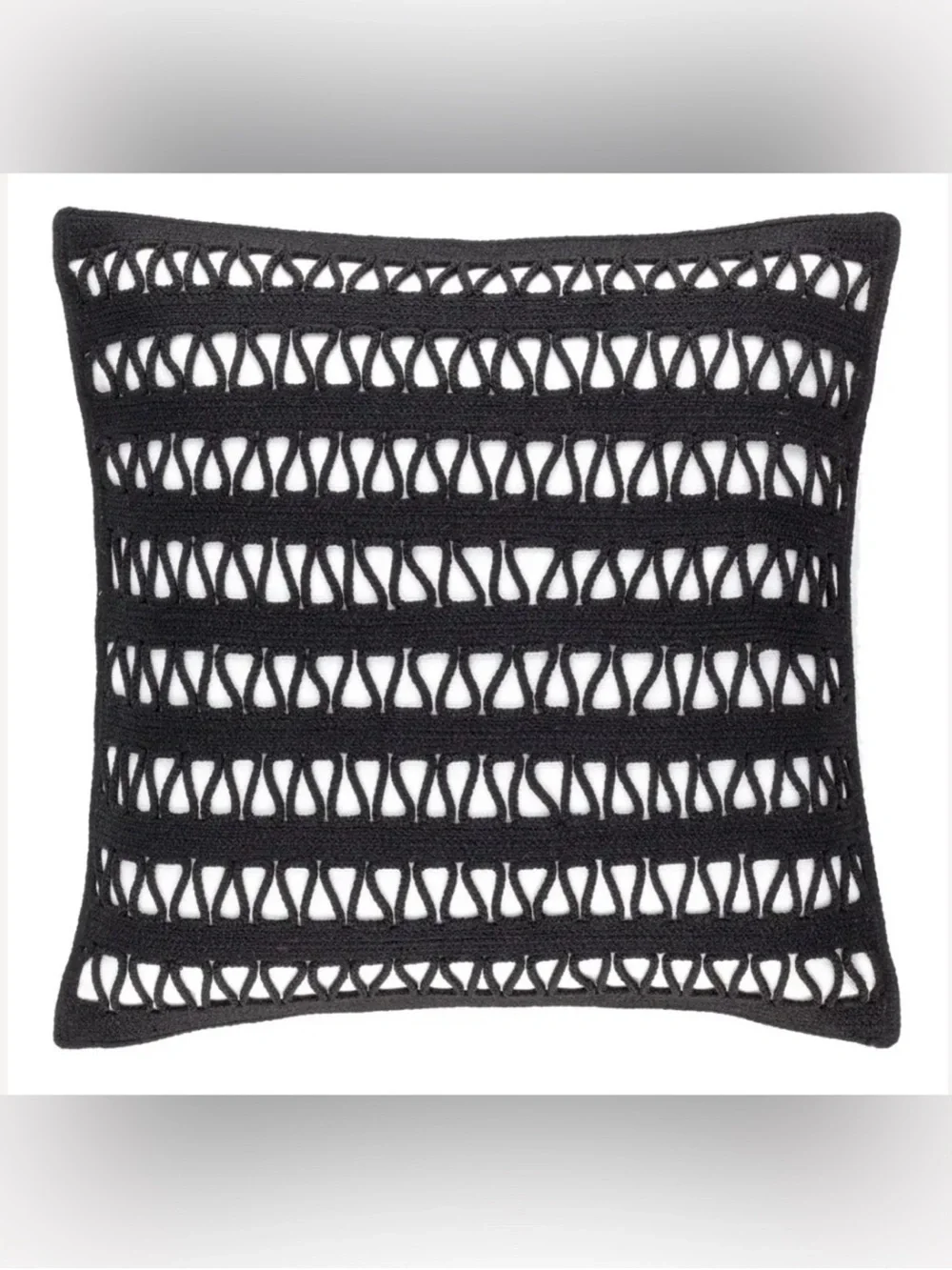 NWT Annie Selke $84 Lanyard Indoor/Outdoor Decorative Pillow Cover